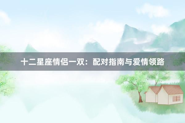 十二星座情侣一双：配对指南与爱情领路
